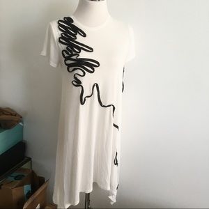 🩷 New Doo Ri Macy's impulse ribbon white tunic dress Doo.Ri XS